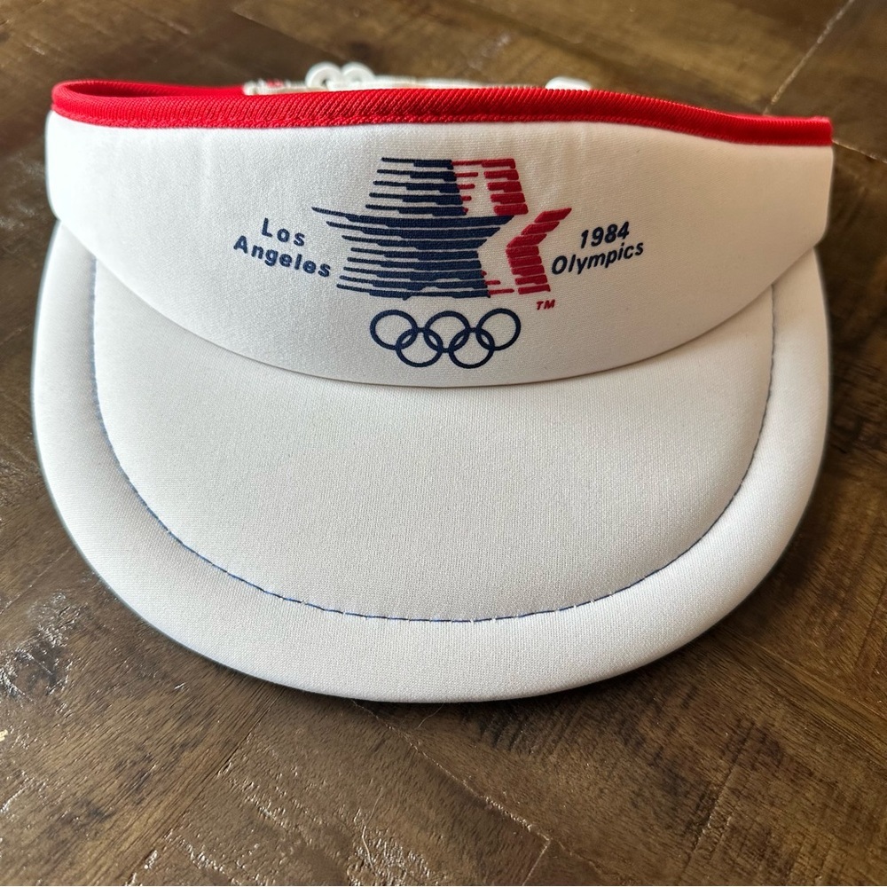 Vintage 1984 Los Angeles Olympics USA Visor
Strapback Hat OSFA Lake Placid NWOT